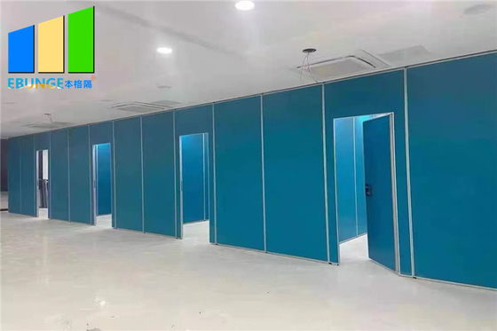 Function Hall Foldable Acoustic Partition Panels With Moveable Pass Door