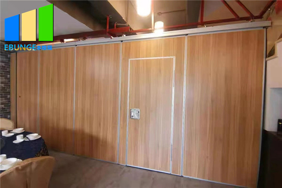 Restaurant Room Wood Temporary Sound Proof Partitions Wall For Five Star Hotel