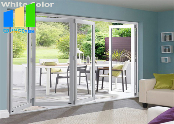 Balcony Aluminium Frame Tempered Bifold Sliding Glass Door And Windows