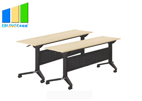 Modern Office Desk Simple Wooden Folding Conference Tables Staff Negotiation Table