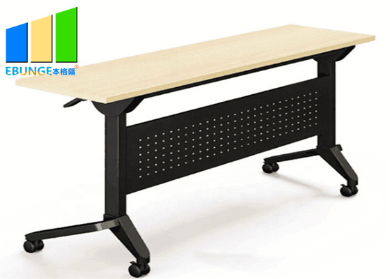 Modern Office Desk Simple Wooden Folding Conference Tables Staff Negotiation Table