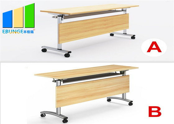 Metal Frame Mobile Foldable Training Tables Folding School Training Desks