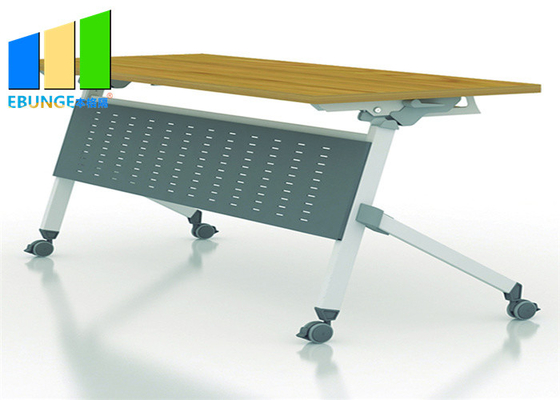 Office Furniture And School Desk Foldable Training Room Table With Wheels