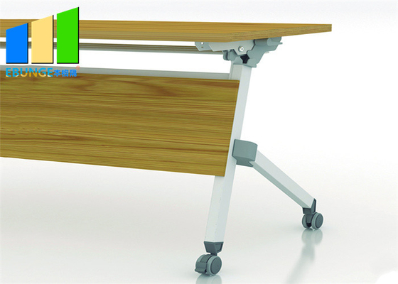 Office Furniture And School Desk Foldable Training Room Table With Wheels