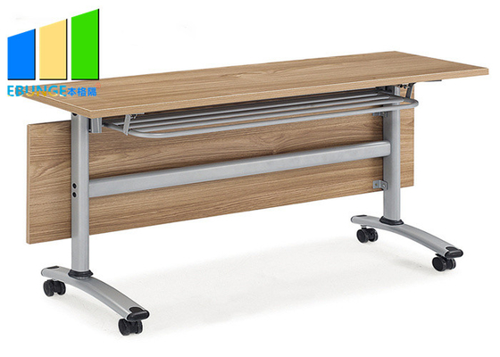 Meeting Room Folding Stackable Conference Tables Executive Computer Office Desks With Drawer