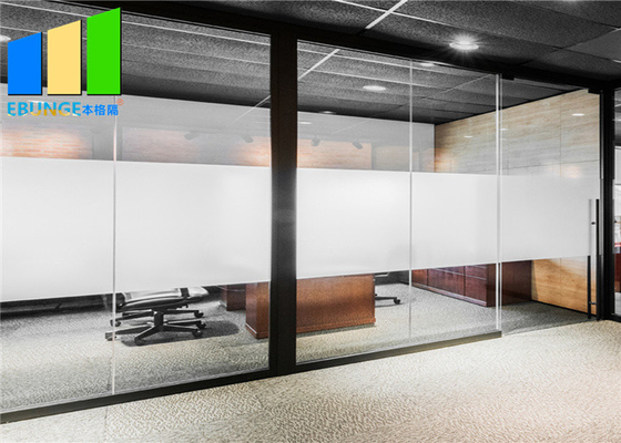 Customized Office Aluminum Frame Demountable Glass Partition Full Height