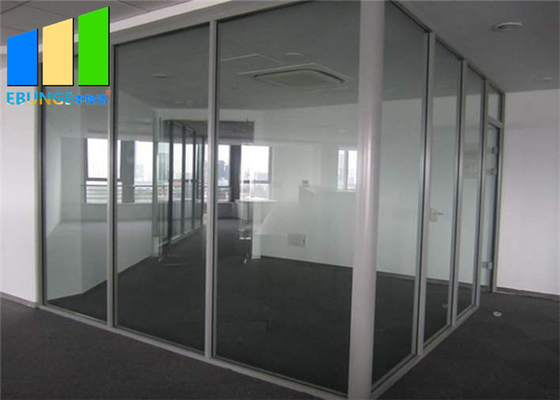 EBUNGE Fireproof Tempered Glass Partition System For Office And Hotel Decoration