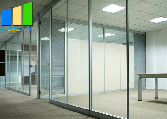 EBUNGE Fireproof Tempered Glass Partition System For Office And Hotel Decoration