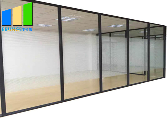 Eco Friendly Demountable Modular Glass Partition Wall For Office Building