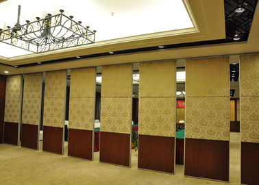 Staking Ceramic Ring Wooden Room Partitions Folding Door For Exhibition Halls