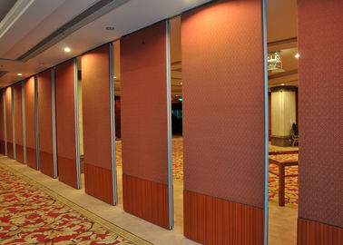 MDF + Aluminum Sound Proofing Movable Folding Internal Doors for Banquet Hall