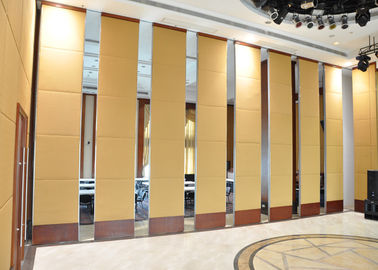 Room Movable Walls Bi Fold Glazed Internal Doors For Office 100mm Panels
