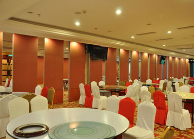 EBUNGE Sound Barrier Walls Space Divider Sliding Partition Walls MDF Melamine Finish For Hotel Meeting Room