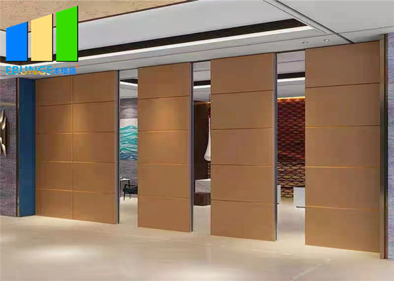 Max Height 15m Aluminum Top Hung Movable Partition Wall Operable Partition Walls With 100mm