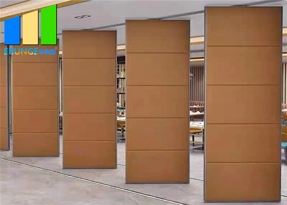 Max Height 15m Aluminum Top Hung Movable Partition Wall Operable Partition Walls With 100mm