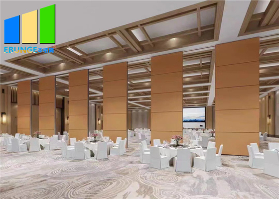 Max Height 15m Aluminum Top Hung Movable Partition Wall Operable Partition Walls With 100mm