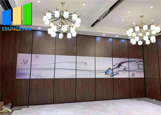 Decorative Office Folding Sliding Partition Movable Soundproof Walls For Restaurant