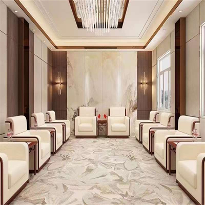 Modern Elegant Rerecence Hall Lobby Lounge Area Leather Office Sofa