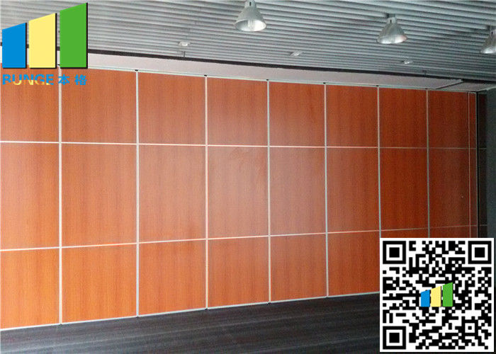 Operable Timber Partition Wall Wooden Room Partitions Aluminium Frame