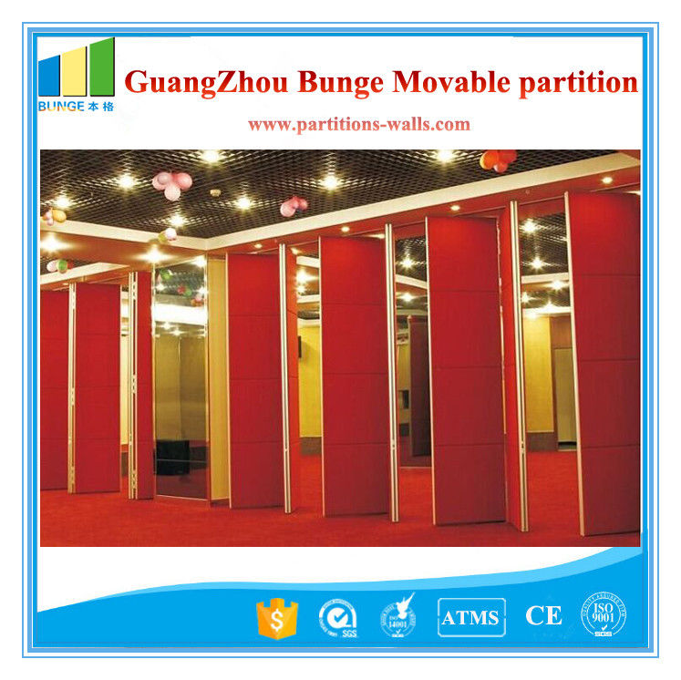 Star Hotel Free Standing Operable folding panel partitions System Multe Color