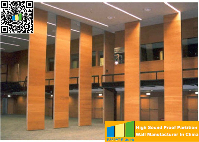 Powder Coated Meeting Room Sound Proof Partitions / Panels With Track System