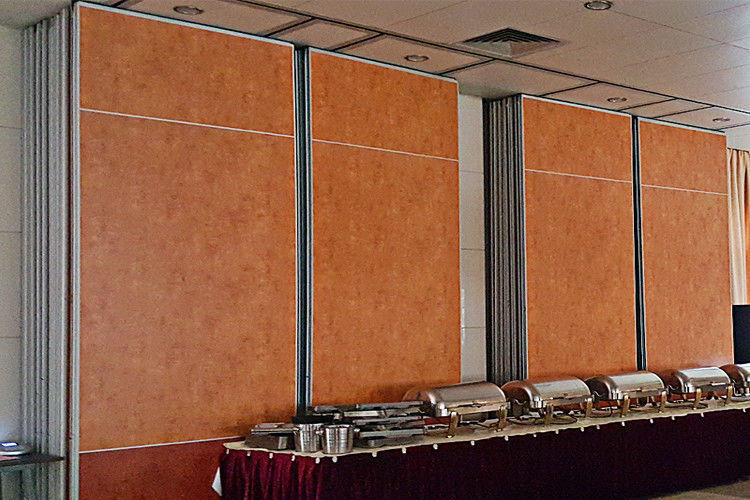Hanging System Soundproofing Sliding Partition Walls Movable Rolling Wooden