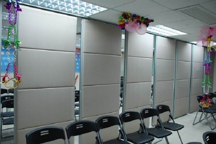 Top Hanging System Movable Soundproof Partition Wall / Sliding Folding Partitions