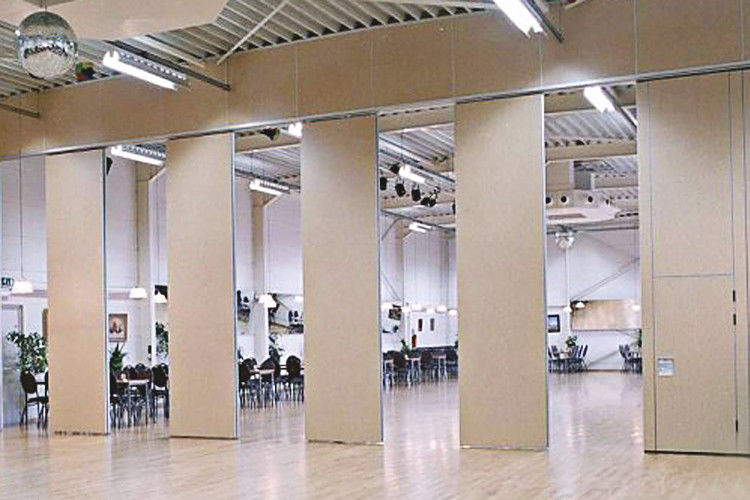 85mm Thickness Movable Sliding Folding Acoustic Wall With Passing Door