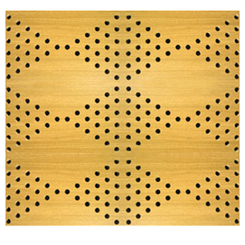 Veneer Surface Solid Perforated Wood Acoustic Panels Classroom Wood Wall Paneling Sheets