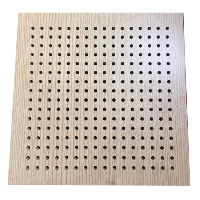 Melamine Wall Decoration Perforated Wooden Acoustic Wall Cladding Panels