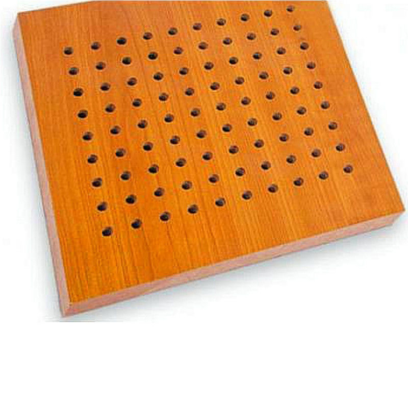 Sound Proofing Acoustic Perforated Ceiling Wall Covering Boards Orange