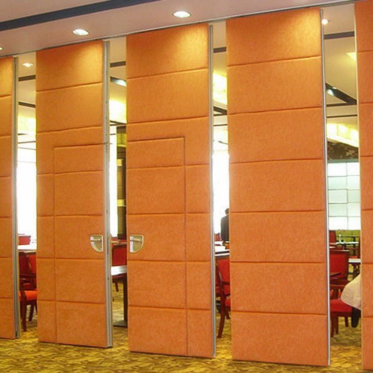 Movable Wooden Soundproof Sliding Folding Partition Walls for Hotel 2 Meter Height