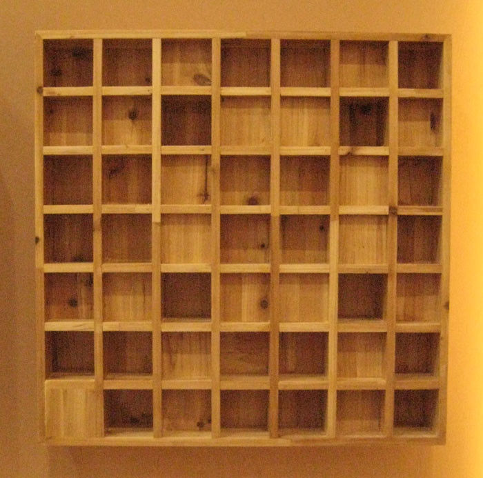 Square / Cubic Pattern Ceiling Acoustic Diffuser / Wood Diffuser Panel