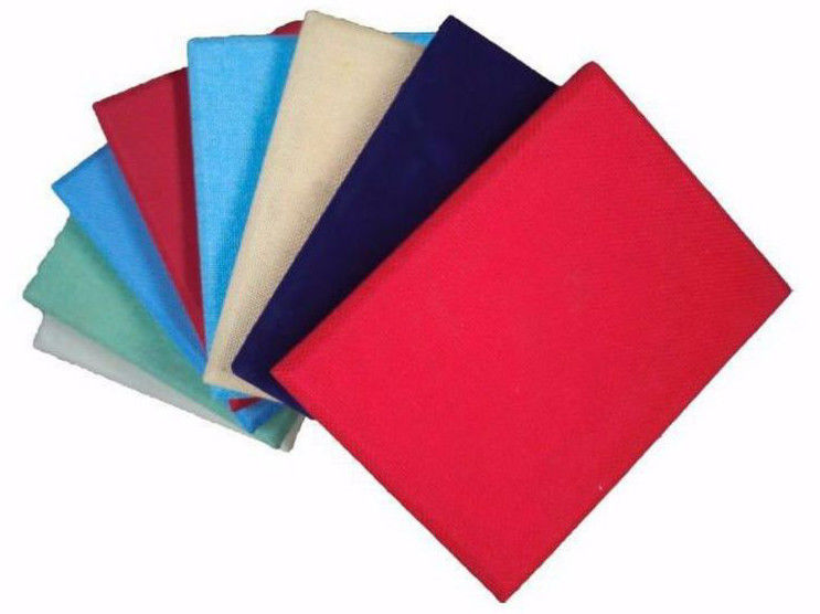Sponge Eco-friendly Base Acoustic Fabric Panels 2440 * 1220mm for Office