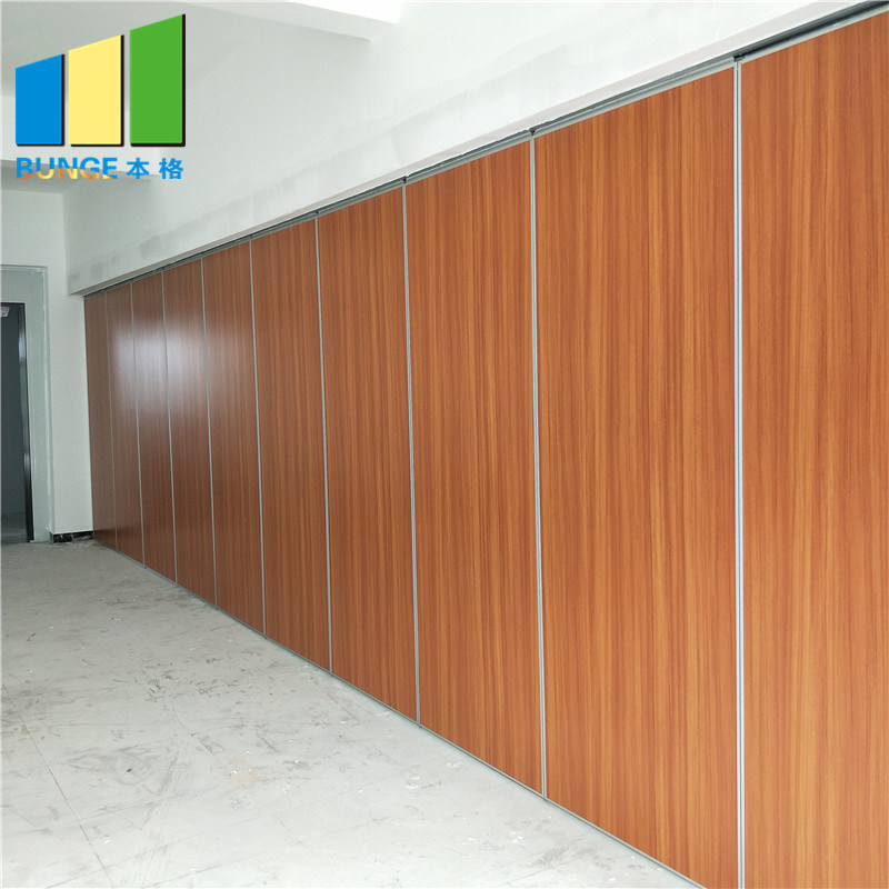 Max Height 15m Aluminum Top Hung Movable Partition Wall Operable Partition Walls With 100mm