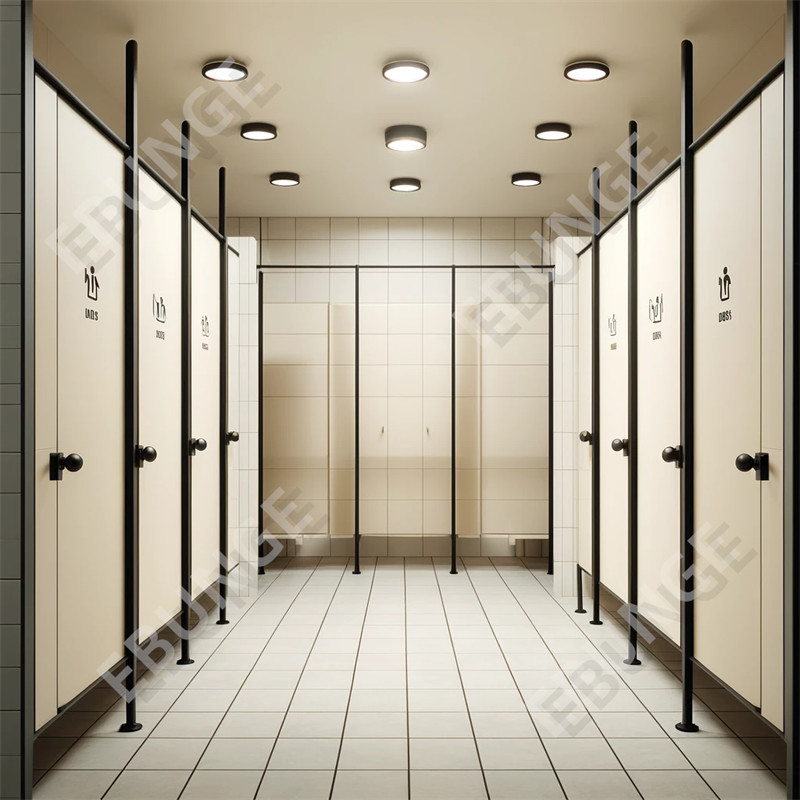 Water Resistance and Durability Scratch And Impact Resistant Toilet Partition Wall for Office Buildings