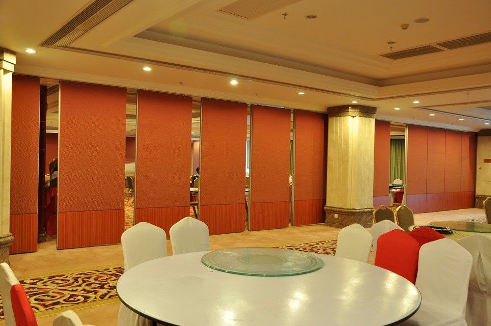 Multi Color Banquet Hall Movable Partition Wall Operable Floor to Ceiling System
