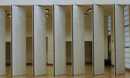 Acoustic Movable Office Partition Walls , Sliding Wall Room Divider