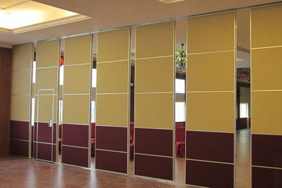 Panel Height 4 M Sliding Movable Partition Systems For Banquet Hall Sound Insulation