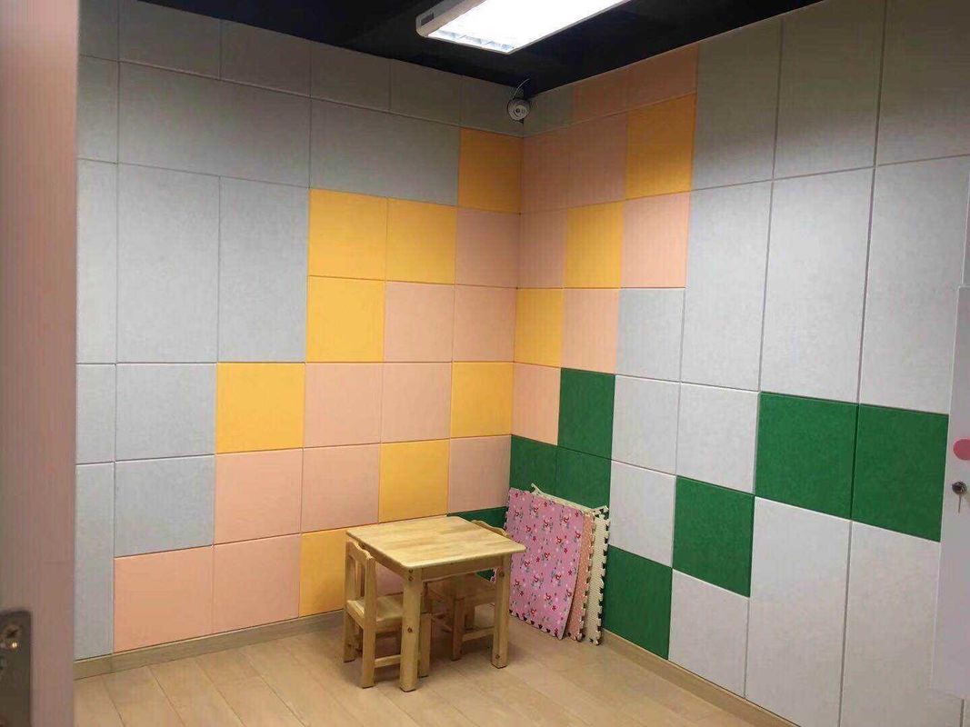 Custom Reduce Noise Acoustic Polyester Acoustic Panels / Theater Polyester Fiber Board