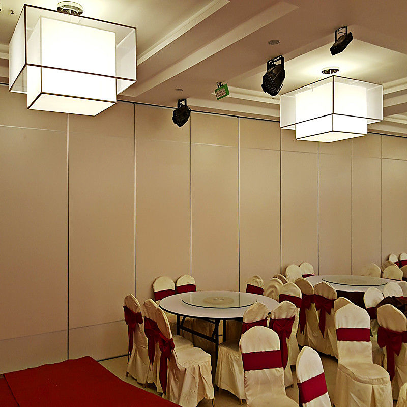 Aluminium Track Hanging Moving Folding Partition Walls / Conference Room Partition Wall