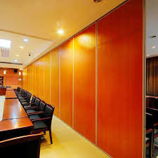 Sliding Folding Soundproof Accordion Movable Partition Walls For Office / Banquet Hall