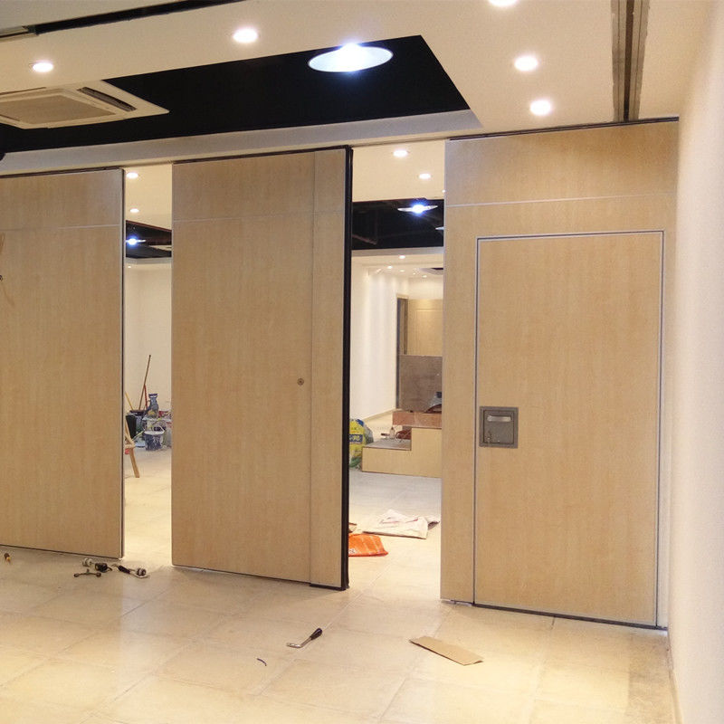 Portable Panel Fabric Acoustic Folding Movable Partition Walls For Auditorium Concert Hall