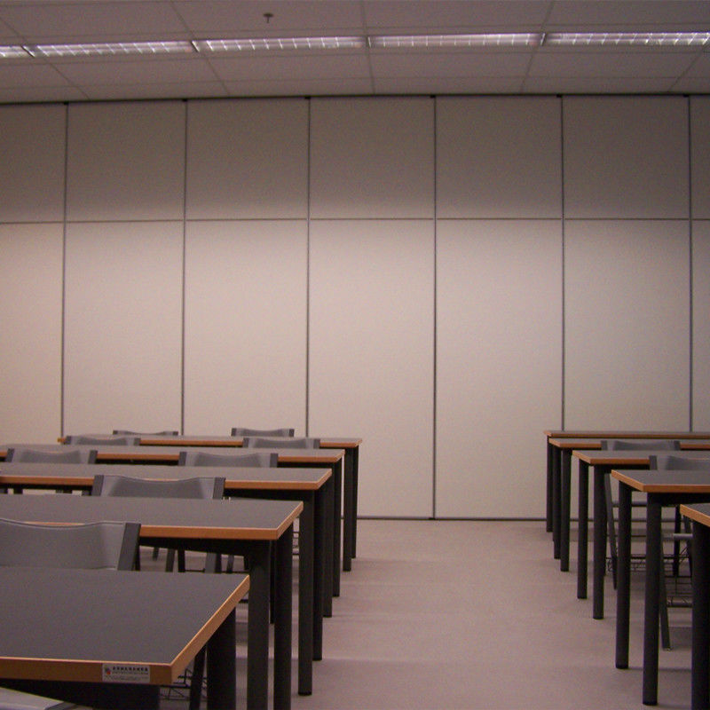 Fireproof Wood Sound Absorption Folding Partition Walls For Shopping Arcades