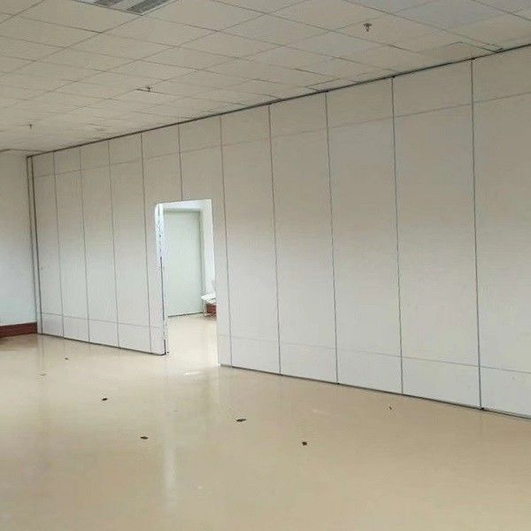 Function Interior Office Portable Wood Movable Partition Walls With Aluminum Track System