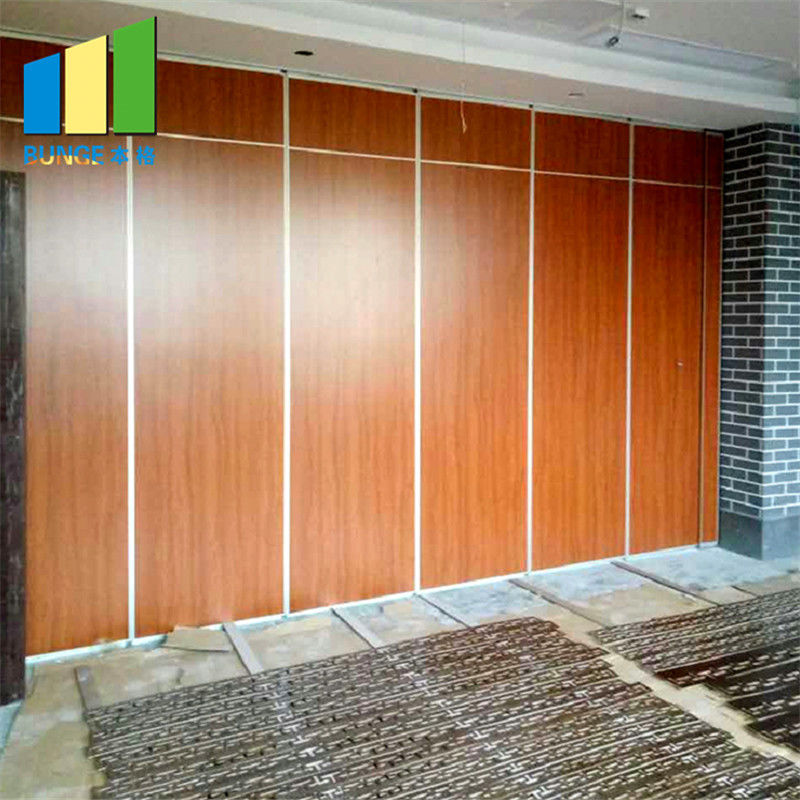 Floor To Ceiling Hotel Folding Sound Proof Partition Wall Hanging System