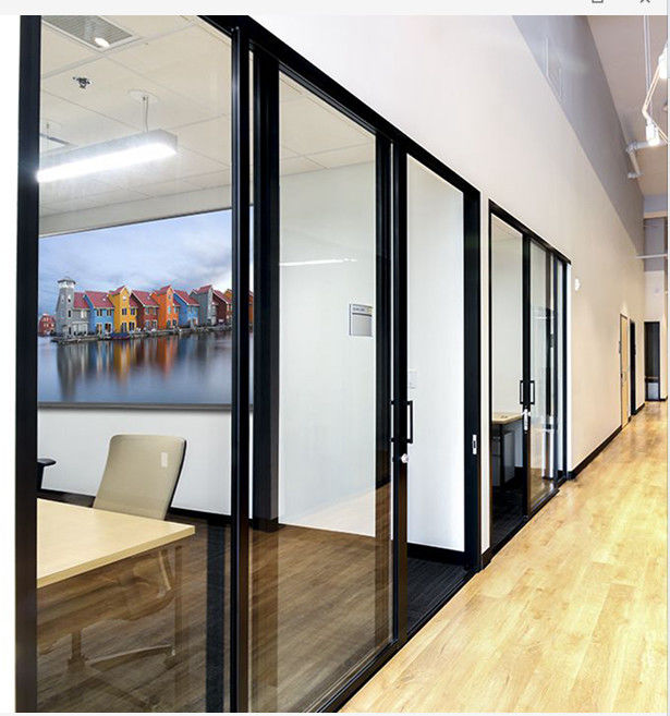Glass Morden Trend Divider Screen Movable Office Furniture Partitions Wall For Conference Room