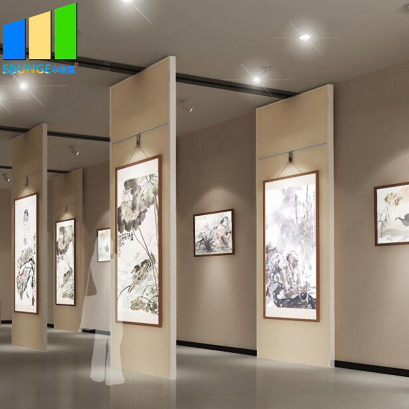Interior Temporary Folding Partition Walls Removable Foldable Wall Divider Sliding Dining Hall Partition For Exhibition