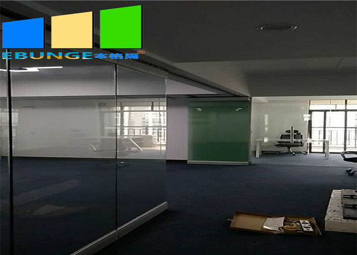 Tempered Sliding Glass Movable Partition Wall Office Project Sliding Wall
