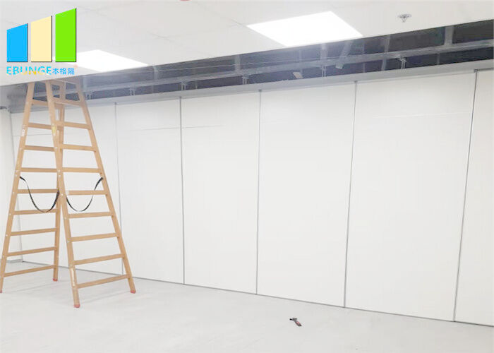 Floor To Ceiling Collapsible White Color Folding Acoustic Partition Walls